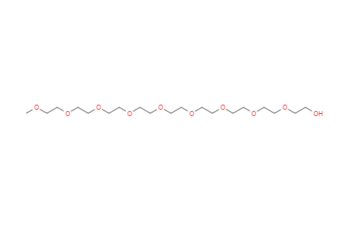 CAS： 6048-68-6，中文名稱： 九甘醇單甲醚 英文名稱：Nonaethylene glycol MonoMethyl ether 