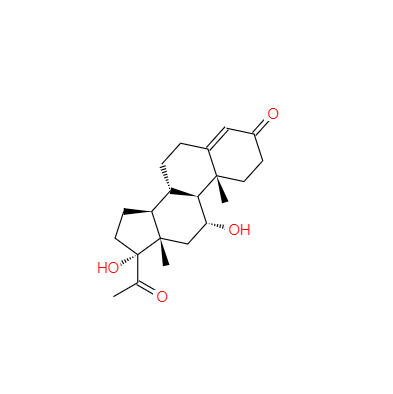 CAS： 603-98-5，中文名稱： 11a,17a-二羥基黃體酮 英文名稱：11a,17a-Dihydroxy-4-pregnene-3,20-dione 