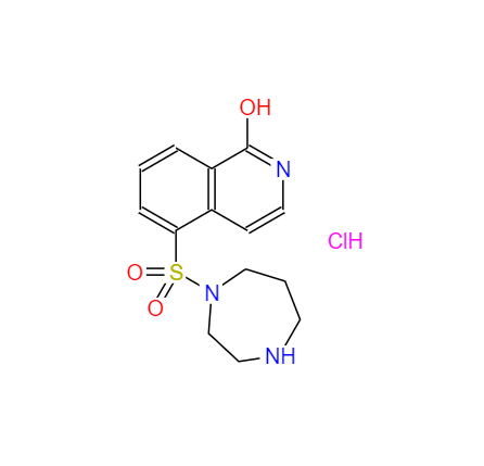 CAS： 155558-32-0，中文名稱： RHO-激酶抑制劑 英文名稱：Hydroxyfasudil (HA-1100) 