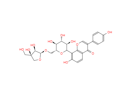CAS： 103654-50-8，中文名稱(chēng)： 葛根素芹菜糖苷 英文名稱(chēng)：PuerarinApioside 