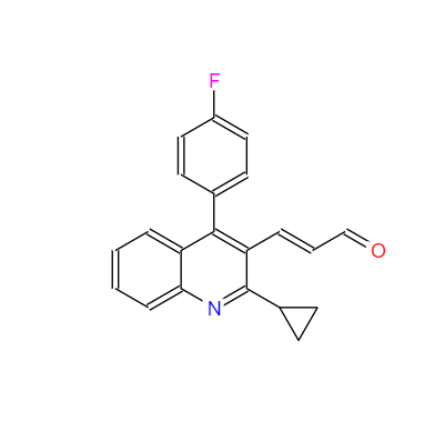 CAS： 148901-68-2，中文名稱： (E)-3-[2-環(huán)丙基-4-(4-氟苯基)-3-喹啉-2-丙烯醛