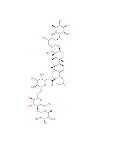  CAS： 14216-03-6，中文名稱： 常春藤苷C 英文名稱：HederacosideC