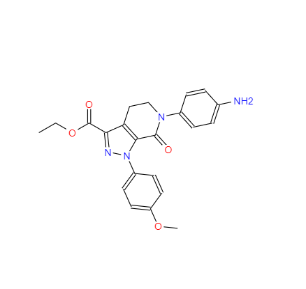 CAS： 503615-07-4，中文名稱： 6-(4-氨基苯基)-1-(4-甲氧基苯基)-7-氧代-4,5,6,7-四氫-1H-吡唑并[3,4-c]吡啶-3-羧酸乙酯