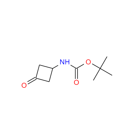 CAS： 154748-49-9，中文名稱： 3-氧代環(huán)丁烷氨基甲酸叔丁酯 英文名稱：tert-butyl (3-oxocyclobutyl)carbamate 
