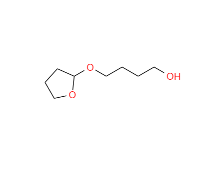 CAS： 64001-06-5，中文名稱： 4-((四氫呋喃-2-基)氧基)丁-1-醇 英文名稱：4-((Tetrahydrofuran-2-yl)oxy)butan-1-ol 