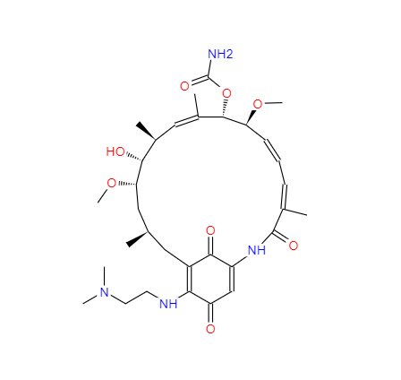 CAS： 467214-20-6，中文名稱： 阿螺旋霉素 英文名稱：Alvespimycin 