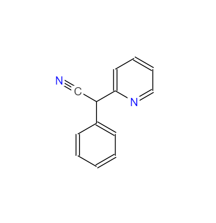  CAS： 5005-36-7，中文名稱： α-吡啶苯乙腈 英文名稱：2-Phenyl-2-(pyridin-2-yl)acetonitrile