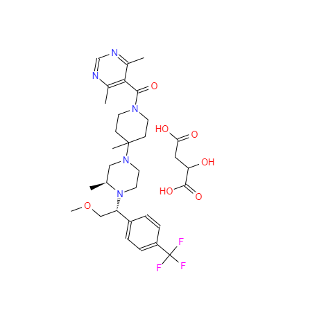 CAS： 541503-81-5，中文名稱： Vicriviroc 蘋果酸鹽 英文名稱：Vicriviroc Malate 
