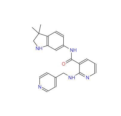 CAS： 453562-69-1，中文名稱： 莫特塞尼 英文名稱：Motesanib 