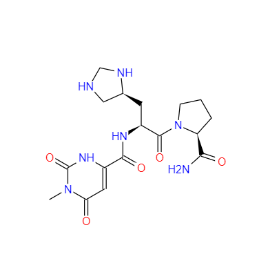 CAS： 103300-74-9，中文名稱： 他替瑞林 英文名稱：Taltirelin 