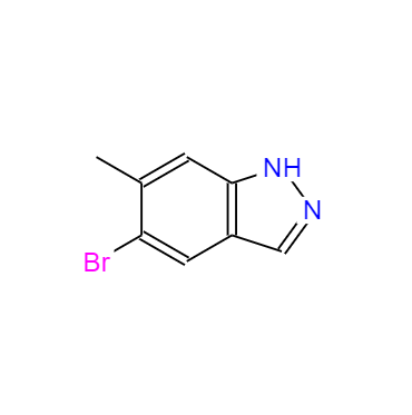 CAS： 885223-72-3，中文名稱： 5-溴-6-甲基-1H-吲唑 英文名稱：5-Bromo-6-methyl-1H-indazole 