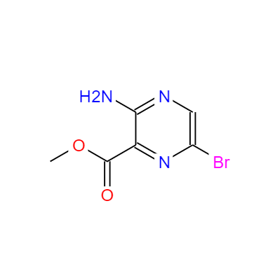  CAS： 6966-01-4，中文名稱： 3-氨基-6-溴吡嗪-2-甲酸甲酯 英文名稱：Methyl 3-amino-6-bromopyrazine-2-carboxylate