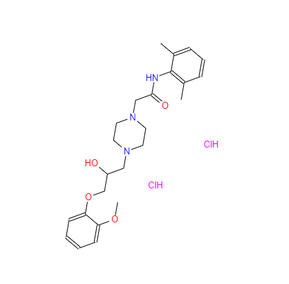  CAS： 95635-56-6，中文名稱： 雷諾嗪 二鹽酸鹽 英文名稱：Ranolazine dihydrochloride