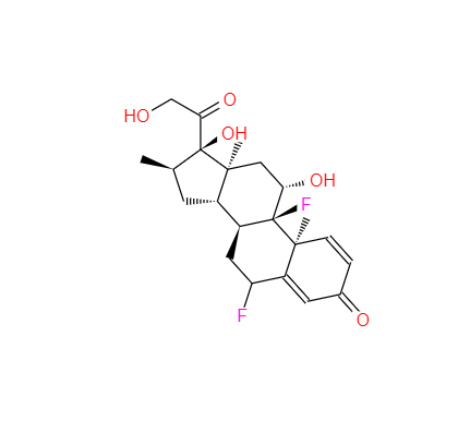 CAS： 2135-17-3，中文名稱： 氟米松(雙氟美松) 英文名稱：Flumethasone 