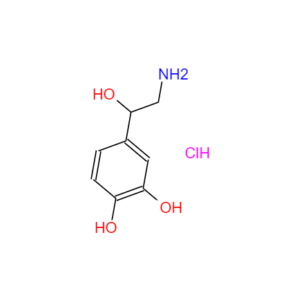  CAS： 55-27-6，中文名稱： DL-正腎上腺素鹽酸鹽 英文名稱：DL-Norepinephrine hydrochloride
