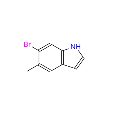 CAS： 248602-16-6，中文名稱： 5-甲基-6-溴吲哚 英文名稱：6-Bromo-5-methyl-1H-indole 