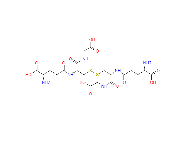 CAS： 27025-41-8，中文名稱： 氧化型谷胱甘肽 英文名稱：Glutathione oxidized;GSSG 
