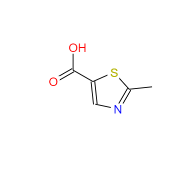CAS： 40004-69-1，中文名稱： 2-甲基-5-噻唑甲酸 英文名稱：2-methyl-1,3-thiazole-5-carboxylic acid 