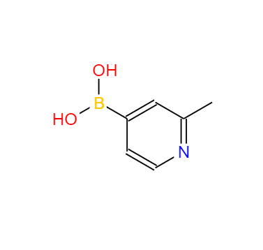 CAS： 579476-63-4，中文名稱： 2-甲基吡啶-4-硼酸 英文名稱：(2-Methylpyridin-4-yl)boronicacid 