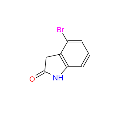 CAS： 99365-48-7,中文名稱： 4-溴吲哚酮 英文名稱：4-Bromooxindole 