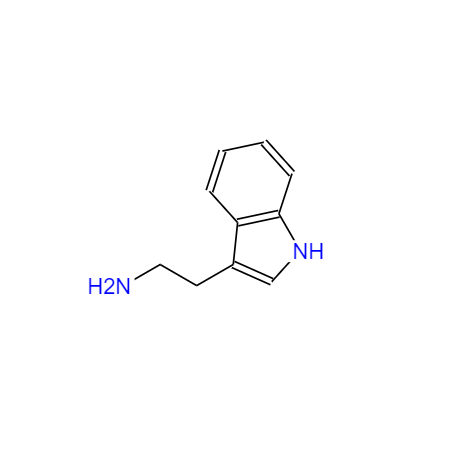 CAS： 61-54-1，中文名稱： 色胺 英文名稱： tryptamine 