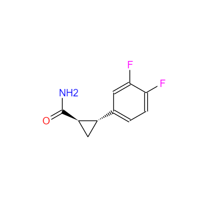 CAS： 1006376-62-0，英文名稱：(1R,2R)-2-(3,4-difluorophenyl)cyclopropane carboxaMide 