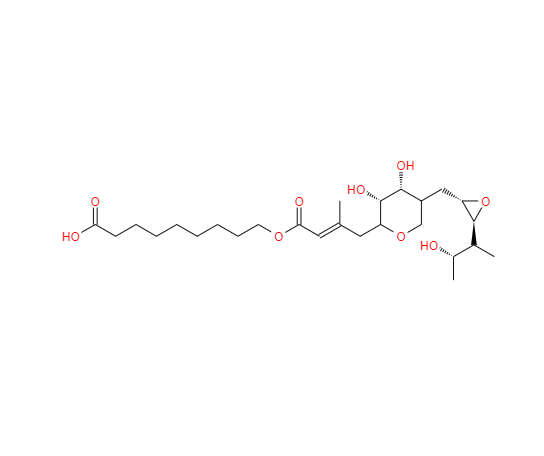  CAS： 12650-69-0，中文名稱(chēng)： 莫匹羅星 英文名稱(chēng)： Mupirocin