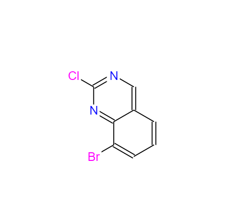CAS： 956100-63-3，中文名稱： 8-溴-2-氯喹唑啉 英文名稱：8-Bromo-2-chloroquinazoline 