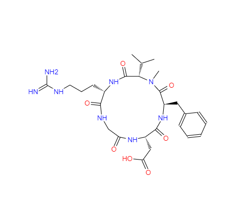  CAS： 188968-51-6，中文名稱： 西侖吉肽 英文名稱：Cilengitide