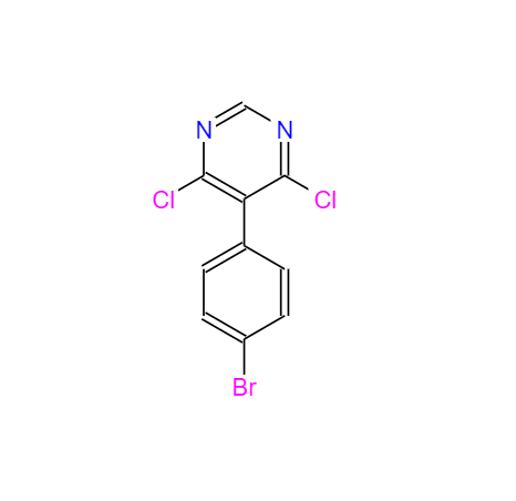 CAS： 146533-41-7，中文名稱： 5-（4-溴苯基）-4,6-二氯嘧啶 英文名稱：5-(4-broMophenyl)-4,6-dichloropyriMidine 
