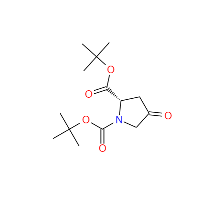 CAS：166410-05-5，中文名稱：二叔丁基(S)-4-氧代吡咯烷-1,2-二羧酸酯 英文名稱：di-tert-Butyl(S)4oxopyrrolidine-1,2-dicarboxylate