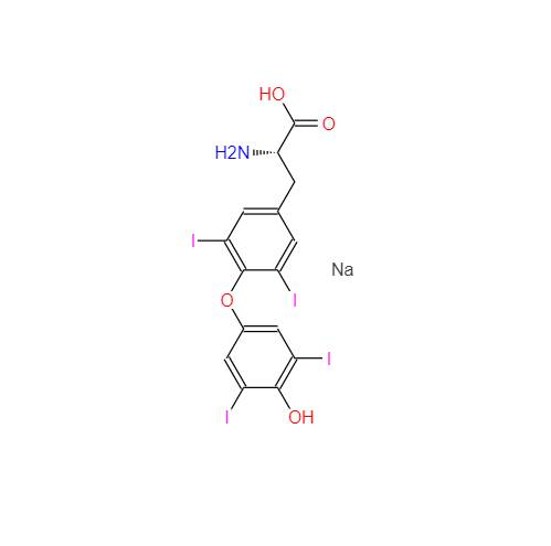 CAS： 55-03-8，中文名稱： 左旋甲狀腺素鈉 英文名稱：Levothyroxine SodiuM 