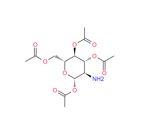 CAS： 26108-75-8，英文名稱：1,3,4,6-tetra-o-acetyl-2-amino-2-desoxy-beta-d-glucopyranose hydrochloride 