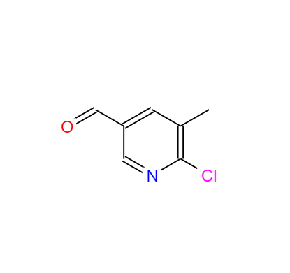 CAS： 176433-43-5，中文名稱： 6-氯-5-甲基吡啶-3-羧醛 英文名稱：6-Chloro-5-methylnicotinaldehyde 