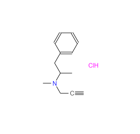 CAS： 14611-52-0，中文名稱： 鹽酸司來吉蘭 英文名稱：Selegiline hydrochloride 