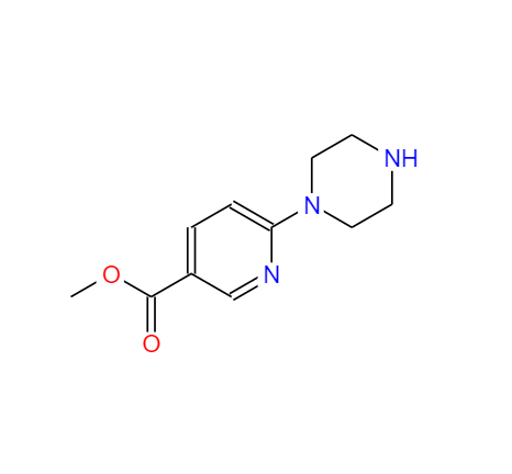 CAS： 132144-03-7，中文名稱： 6-哌嗪-1-煙酸甲酯 英文名稱：methyl6-(piperazin-1-yl)nicotinate 