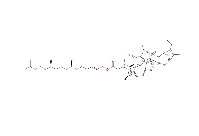 CAS： 479-61-8，中文名稱： 葉綠素A 英文名稱：Chlorophylla 