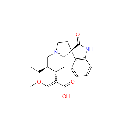 CAS： 6859-01-4，中文名稱： 異鉤藤堿 英文名稱：Isorhynchophylline 