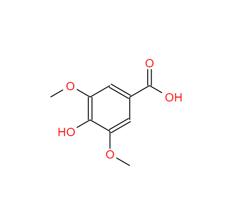 CAS： 530-57-4，中文名稱： 丁香酸 英文名稱：Syringic acid 