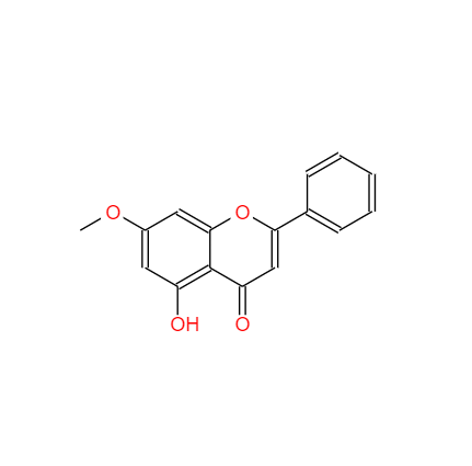 CAS： 520-28-5，中文名稱： 楊芽黃素 英文名稱：Tectochrysin 