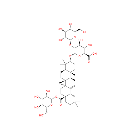 CAS： 34367-04-9，中文名稱： 人參皂苷Ro 英文名稱：GinsenosideRo 