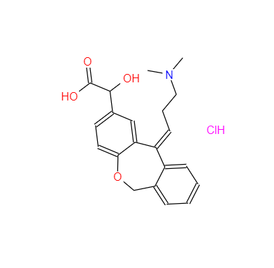 CAS： 1331668-21-3，中文名稱： α-羥基奧洛他定鹽酸鹽 英文名稱：α-Hydroxy Olopatadine Hydrochloride 
