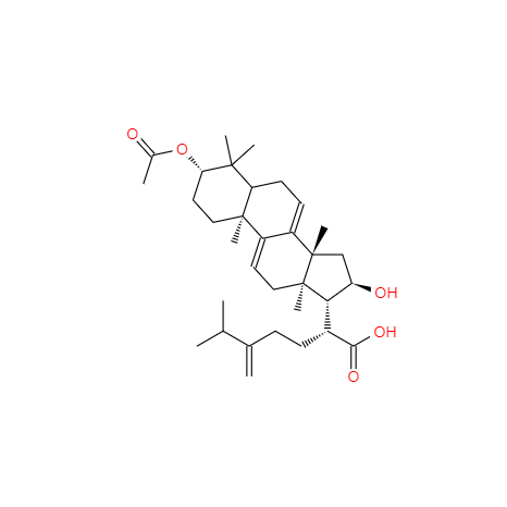  CAS： 77012-31-8，中文名稱： 去氫茯苓酸 英文名稱：Dehydropachymicacid