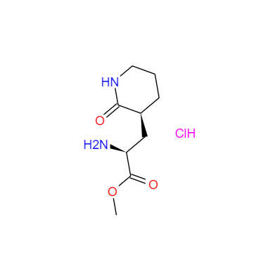 CAS： 2148975-91-9，英文名稱：Methyl (S)-2-amino-3-((S)-2-oxopiperidin-3-yl)propanoate hydrochloride 