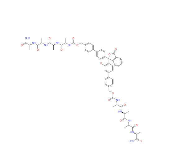 CAS： 149695-85-2，英文名稱：(Z-Ala-Ala-Ala-Ala)2Rhodamine110 