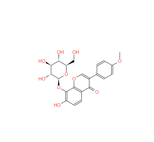 CAS： 92117-94-7，中文名稱： 4'-O-甲基葛根素 英文名稱：4'-O-Methylpuerarin 