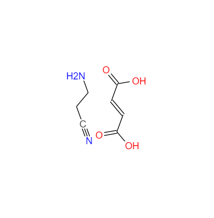 CAS： 2079-89-2，中文名稱： 3-氨基丙腈 富馬酸鹽 英文名稱：3-Aminopropionitrile fumarate salt 