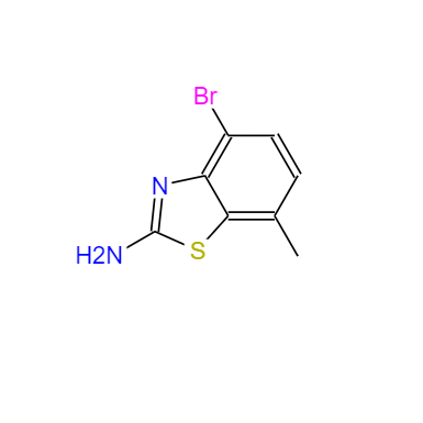 CAS： 942473-99-6，英文名稱：4-Bromo-7-methylbenzo[d]thiazol-2-amine 