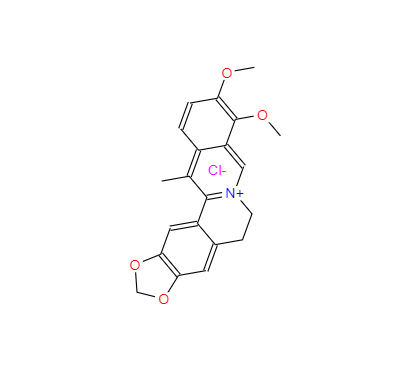 CAS： 54260-72-9，中文名稱： 13-甲基小檗堿 英文名稱：13-Methylberberine 