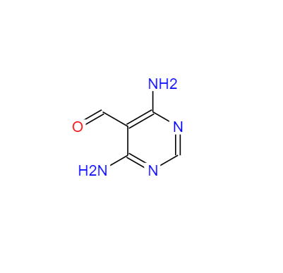 CAS： 109831-68-7，中文名稱： 4,6-二氨基嘧啶-5-甲醛 英文名稱：4,6-diaminopyrimidine-5-carbaldehyde 